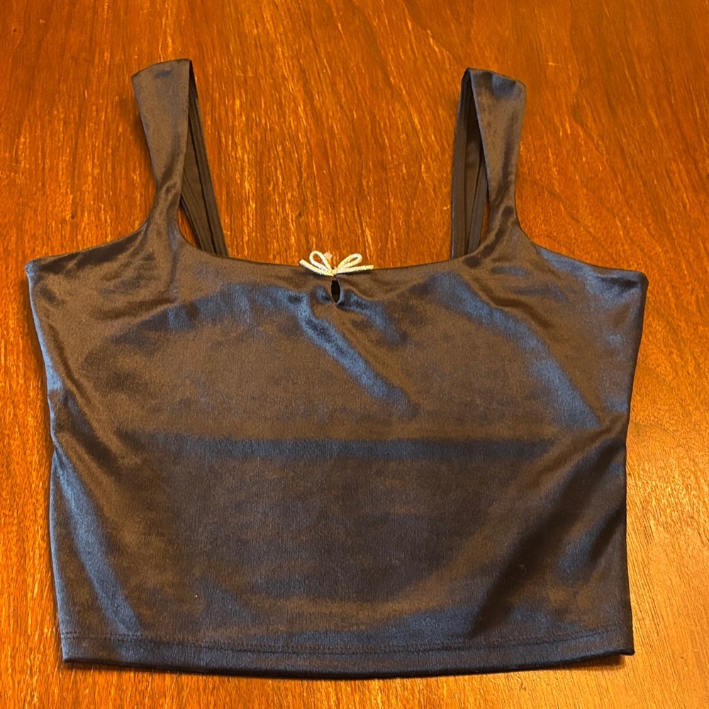 Wild Fable Shiny Black Top